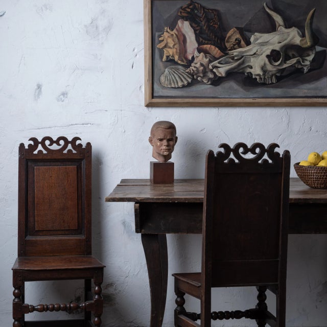 Jared French Portrait Bust of Chuck Howard For Sale In Savannah - Image 6 of 13