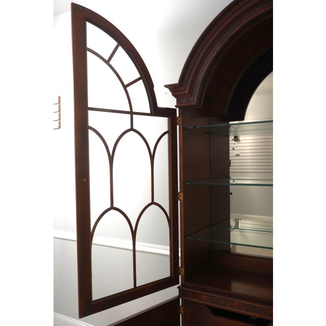 Henredon Dome Top Mahogany China Cabinet For Sale In Philadelphia - Image 6 of 18