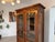 1920s Antique Art Nouveau Glass Display Cabinet, 1920s For Sale - Image 5 of 18