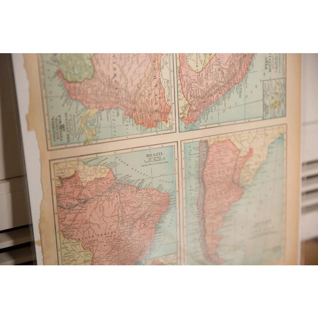 Cram's 1907 Map of Brazil For Sale - Image 4 of 5