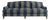 Sophie Conran Felix 4 Seater Sofa in Woodland Navy/Olive Wide Stripes For Sale