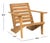 Lanty Adirondack Chair in Natural For Sale - Image 4 of 6
