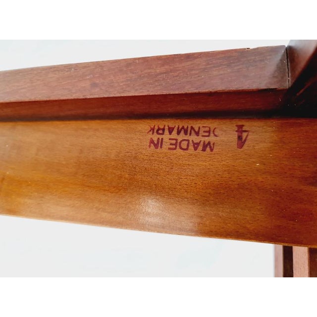 Blue Mid-Century Modern Easy Lounge Chair by Illum Wikkelso for Niels Eilersen, 1960s For Sale - Image 8 of 11