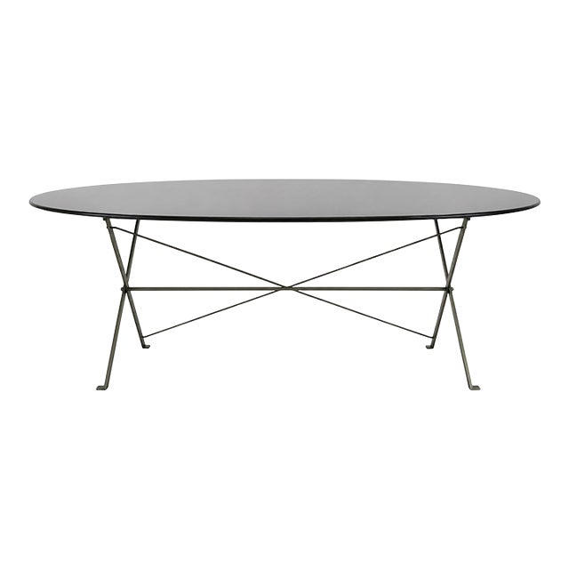Luigi Caccia Dominioni for Azucena “Cavalletto” Oval Dining Table, Designed 1947 For Sale