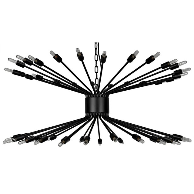 A dazzling display of design virtuosity, the artisan crafted Lampberto is an explosion of light. Two tiers, each with 24...