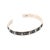 Turquoise Evil Eye Sterling Silver Cuff Bangle Bracelet For Sale In Miami - Image 6 of 7