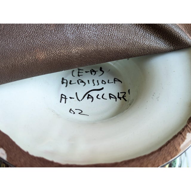 Levantino Ceramic Vase by A. Vaccari for Ce-as Albisola, 1962 For Sale - Image 16 of 17