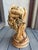 Signed 1972 surrealist resin studio sculpture by M. Zeiler titled Something on His Mind: The Crazy Man, marked #1 of 64....