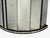 Hollywood Regency Style, Distressed Glass, Mirrored Demilune Cabinet For Sale - Image 9 of 12