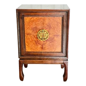Early 20th Century Asian Style Petite Pipe and Tobacco Cabinet