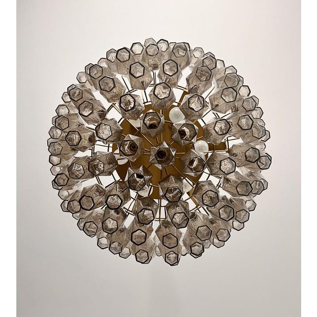 Glass Murano Glass Chandelier, 1990 For Sale - Image 7 of 18