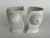 Mid-Century Modern Vintage Mancer Raymor Split Breast Vases For Sale - Image 3 of 8