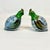 Cinco De Mayo - 1950s Boho Chic Folk Art Mexican Tonala Hand Painted Pottery Partridges, Artist Signed - A Pair. For Sale - Image 9 of 10