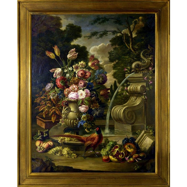 Alfredo Mahieux, Still Life with Pheasant, Oil on Canvas, 20th Century For Sale - Image 12 of 12