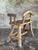 Small Vintage Bench with Backrest and Armrest in Light Asian Teak, 1990s For Sale - Image 3 of 10