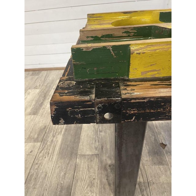 Vintage Industrial A- 360 Dining Table, 1950 For Sale - Image 12 of 18