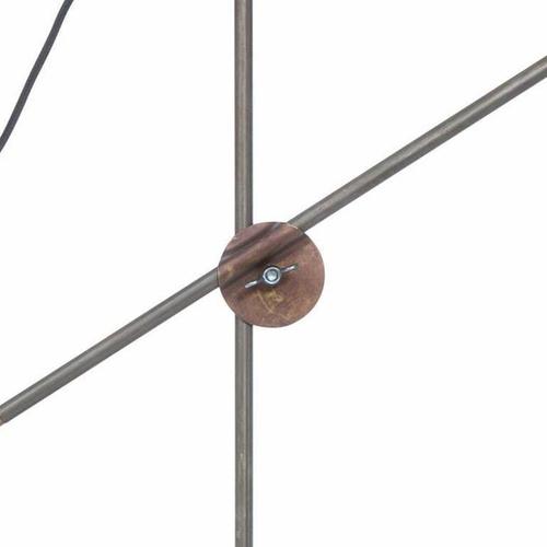 Kusk Iron Oxide Leather Table Lamp by Sabina Grubbeson for Konsthantverk For Sale - Image 3 of 6