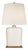 Thomas O'Brien by Visual Comfort Signature Mimi Table Lamp in Tea Stain with Linen Shade For Sale