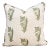 Pair of Lisa Fine Kalindi Reverse Pillow Covers in Sage Colorway For Sale