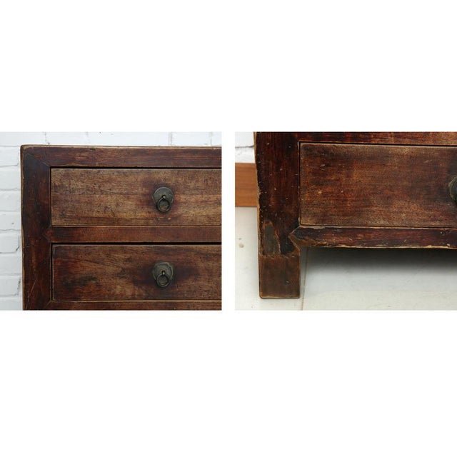 Wood Antique 19th Century Fifteen Drawers Sideboard Cabinet For Sale - Image 7 of 7