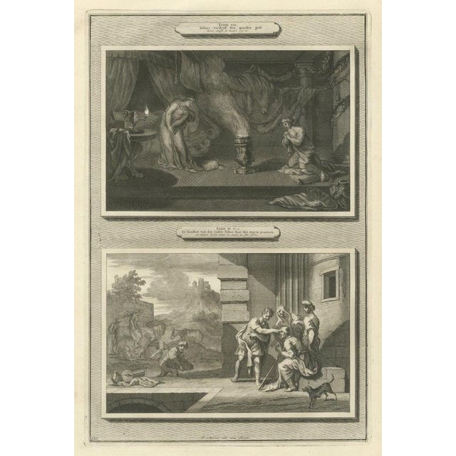 Pieter Mortier, Tobias Drives Out the Demon and Heals Tobit's Blindness, 1700, Engraving For Sale - Image 12 of 12