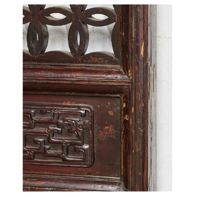 Early 19th Century Pair Chinese Hardwood Doors, 2 Pairs Available For Sale - Image 5 of 12