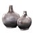 Black Advik Polished Silver Vase- Tall For Sale - Image 8 of 11