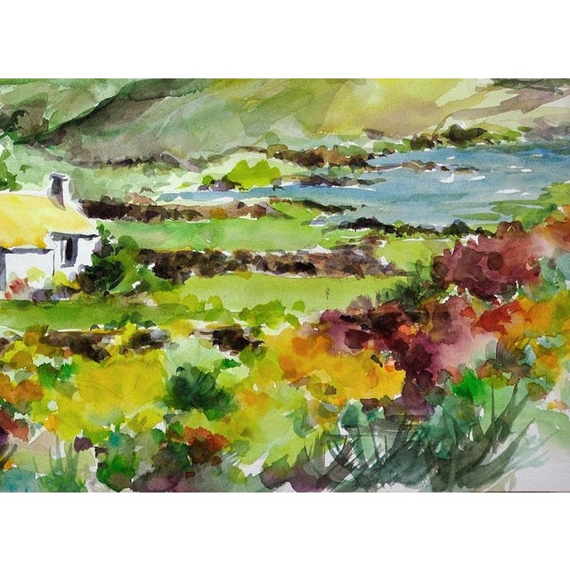 R. Savalle, Connemara, Ireland, Original Watercolour, 2001, Framed For Sale - Image 9 of 18