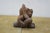 Brown Mid 20th Century Pre-Columbian Aztec Mayan Clay Terracotta Whistle Seated Figurine 3" For Sale - Image 8 of 9