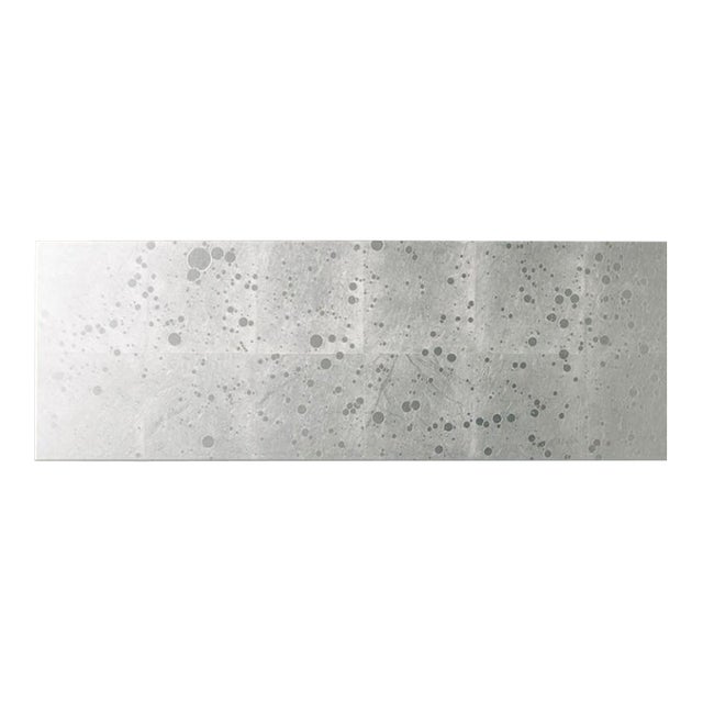 Luce “Champagne Silver” – Handcrafted Kanazawa Silver Leaf Art Panel (Medium), Made-to-Order For Sale