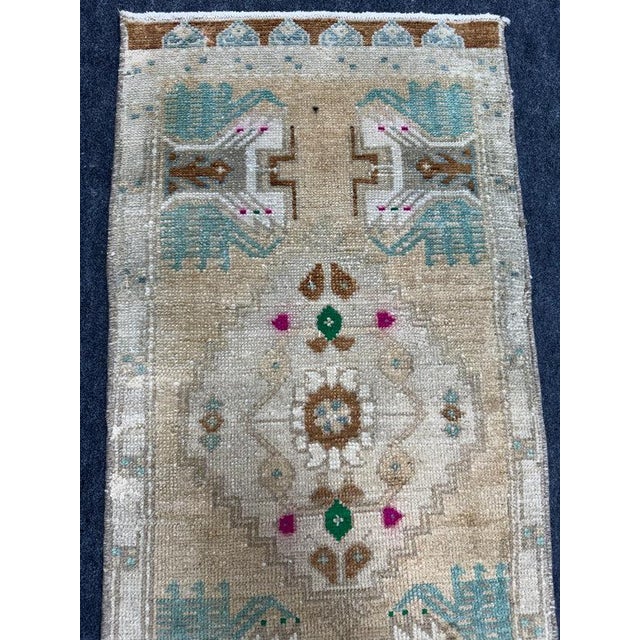 Turkish Yastik Rug 1'7" x 3'3" For Sale - Image 4 of 5