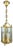 20th Century Louis XVI Style Lantern in Bronze and Glass For Sale