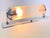 Bauhaus Chrome and Glass Flush Mount, Czechoslovakia, 1940s For Sale - Image 4 of 9