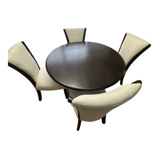 Palettes by Winesburg for Walter E. Smithe Round Solid Wood Dining Set For Sale