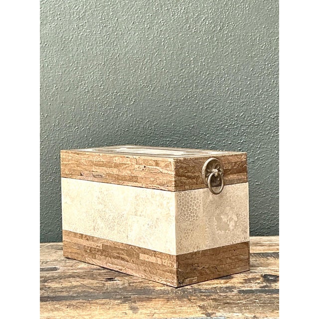 Vintage Tessellated Stone Box For Sale - Image 18 of 18