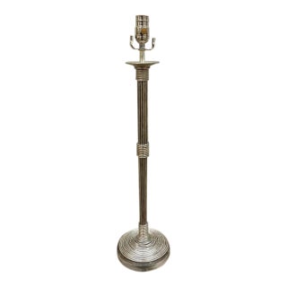 Currey & Co Reeded Candlestick Lamp For Sale