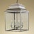 Art Deco Mayfair Lanterns With Polished Nickel Finish For Sale - Image 3 of 4