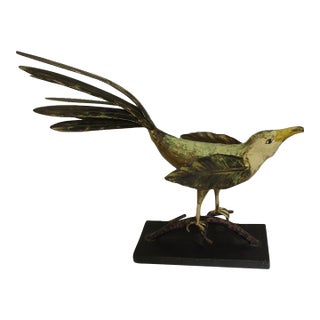 Handmade Primitive Style Bird Figure For Sale