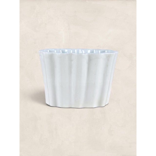 English Antique English Ironstone Fluted Jelly Mould For Sale - Image 3 of 10