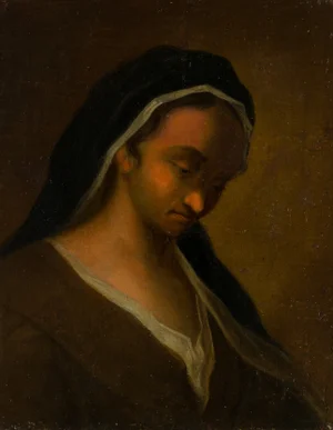 Woman with Headscarf, 1810, Oil on Canvas