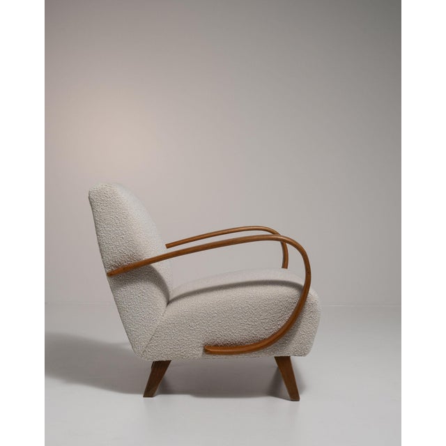 French 19th Century France Cream Wood Armchair For Sale - Image 3 of 10