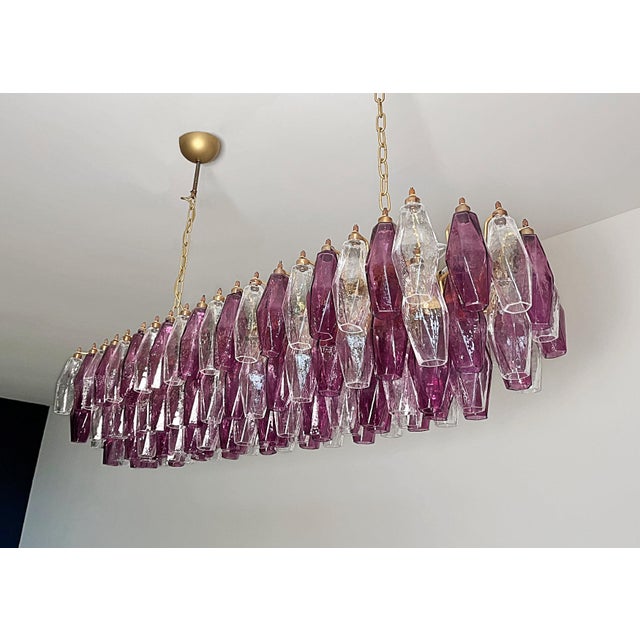 Murano Poliedri Chandelier by Carlo Scarpa, 1990s For Sale - Image 11 of 18
