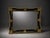 Ornate Black and Gold Antique-Style Wall Mirror For Sale In Miami - Image 6 of 6