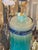 Glass Murano Blue Glass Column Lamps - a Pair For Sale - Image 7 of 7