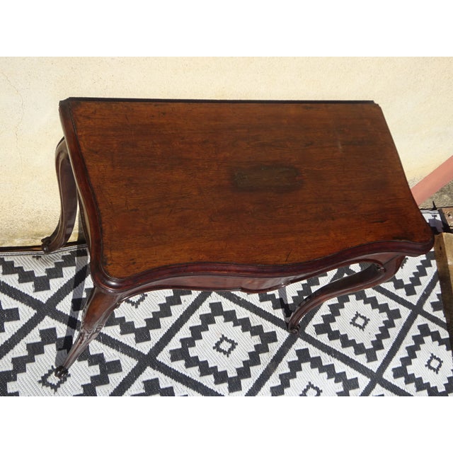 Antique Louis XV Game Table, 1800s For Sale - Image 11 of 18