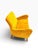 Italian Mid-Century Modern Sculptural Wing Arm Loveseat | Restored in Saffron Velvet | C. 1950s For Sale - Image 4 of 11