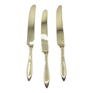 Vintage 1950s Dirilyte Regal Pattern Dinner Knives- Set of 3