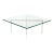 Mies Van Der Rohe for Knoll Barcelona Coffee Table Mid Century Modern Bauhaus For Sale