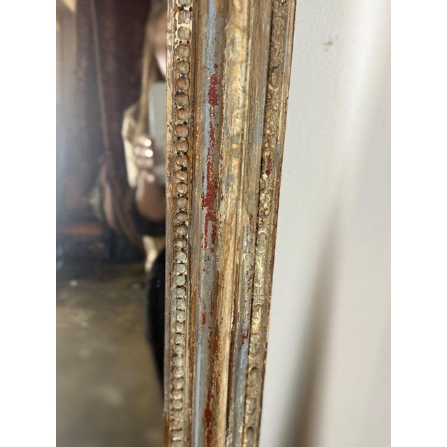 Pair of Monumental Italian Baroque Giltwood Mirrors-18th Century For Sale - Image 9 of 16