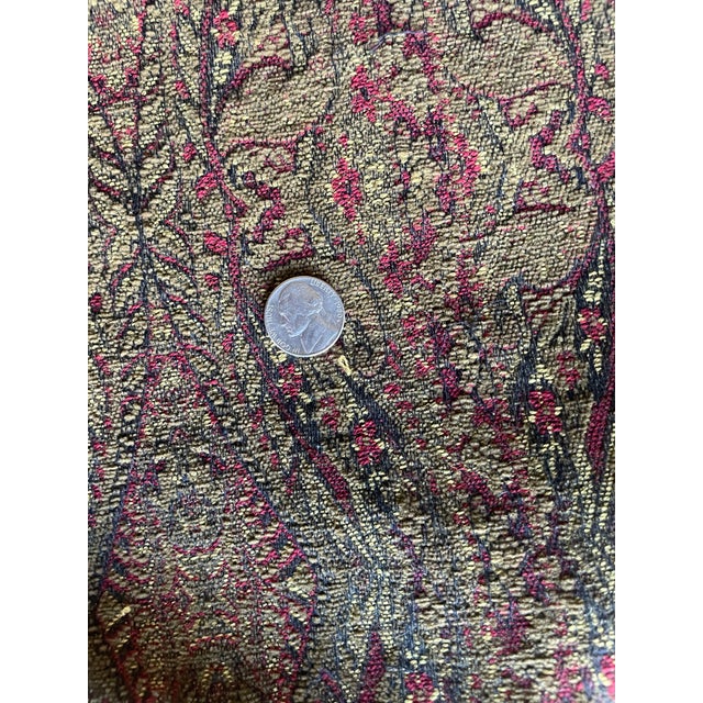 Navy Blue Monumental 1930s Art Deco Jacquard Textile Wall Hanging (9ft X 7ft). For Sale - Image 8 of 8